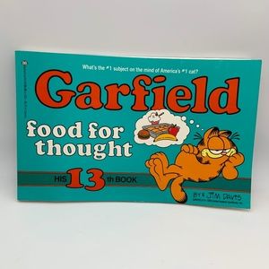 Vintage 1987 Garfield Food For Thought Jim Davis Retro Comic Book